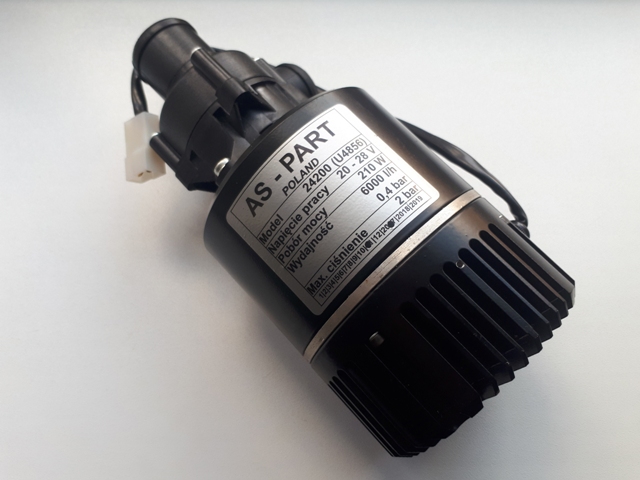 Насос циркуляционный водяного отопителя U4856  (4855) 24V 210W 6000 l/h Max 2 bar  Польша