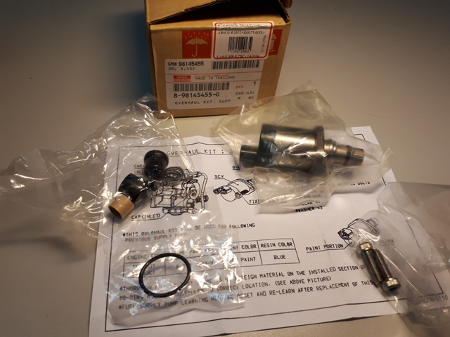 Регулятор давления подачи топлива DENSO 8981454550 8-98145455-0