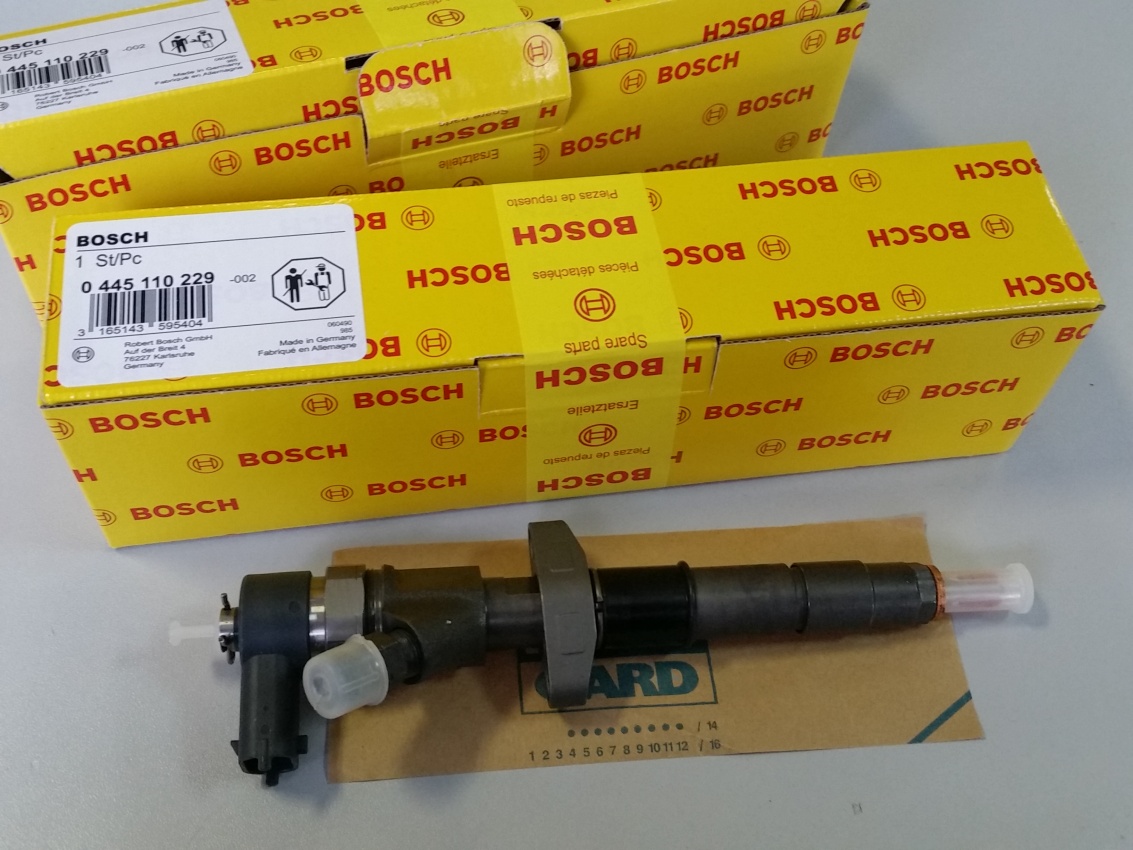Форсунка BOSCH 0445110229 8200381629 RENAULT NEW ORIGINAL
