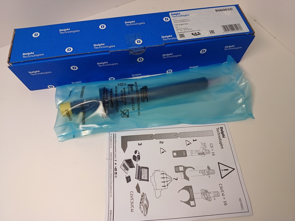 Форсунка DELPHI R06001D PEUGEOT CITROEN 9656389980 1980K3