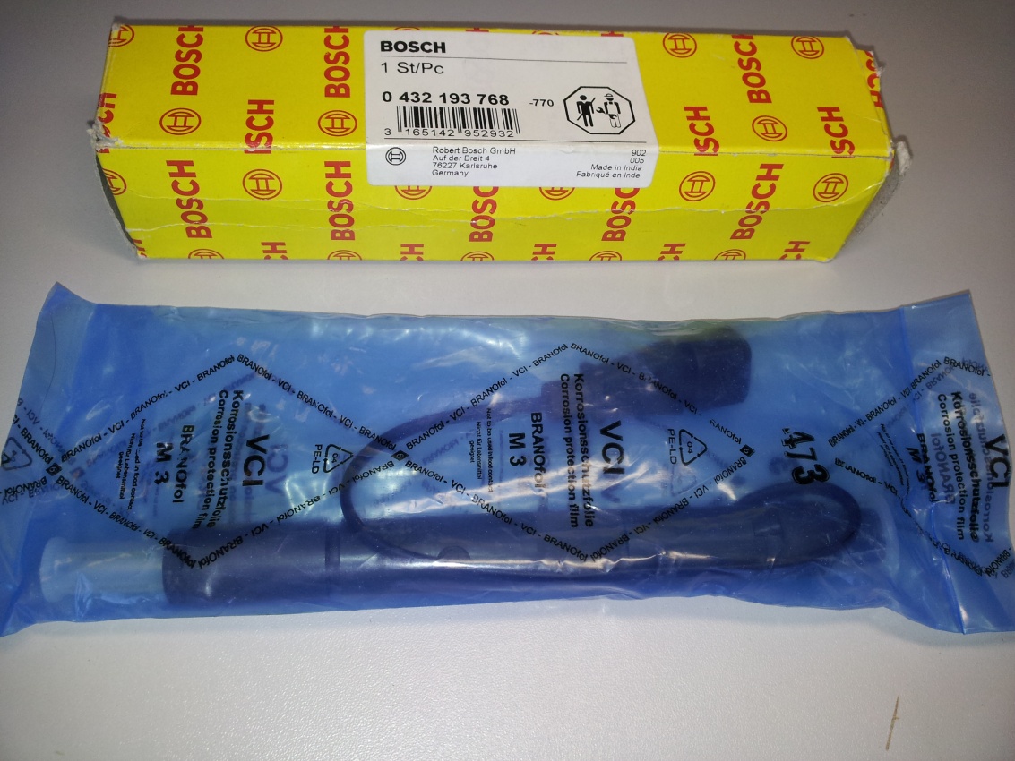 Форсунка BOSCH 0432193768 A 0000102051 MERCEDES Управляющая