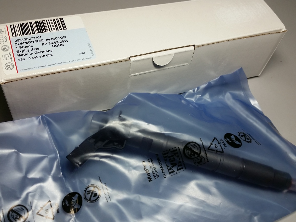 Форсунка VW 059130277AH 059130855AX BOSCH 0445115052  пьезо. NEW ORIGINAL