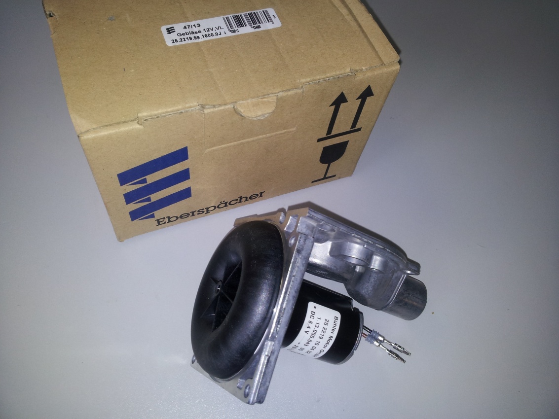 Вентилятор мотор отопителя предпускового Гидроник 12V  Eberspacher 252219150402   MERCEDES Спринтер