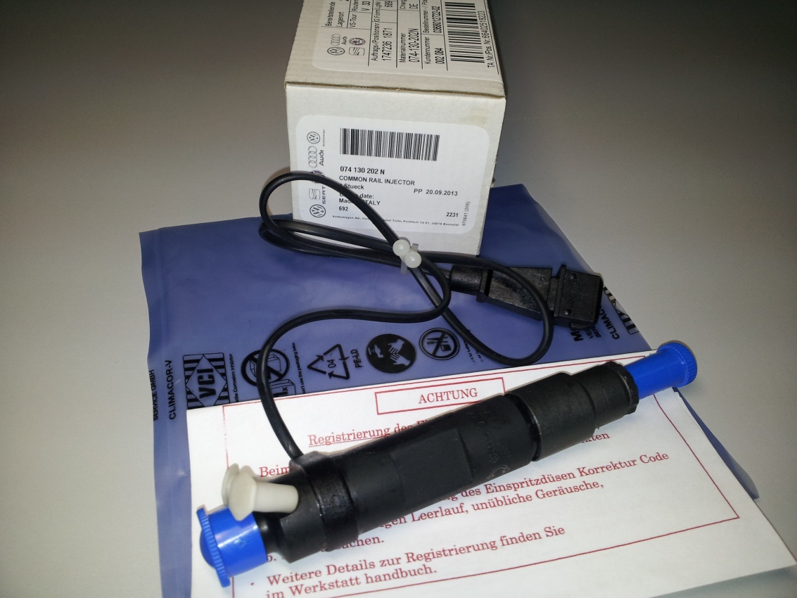 Форсунка VW 074130202N Управляющая 2.5 TDI