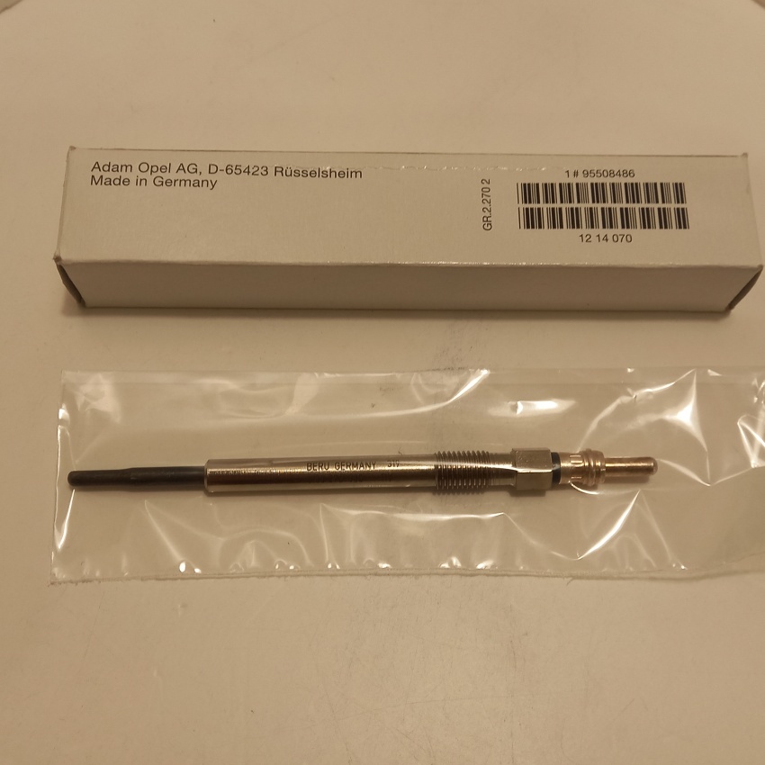 Свеча накаливания BERU 0100276008  GM 95508486 