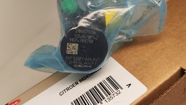 Форсунка DELPHI 28657626 CITROEN-9824388280 NEW ORIGINAL