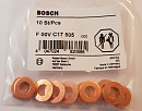 Шайба уплотнительная форсунки медная BOSCH F00VC17505 7,3х15х2,5  Шайба уплотнительная форсунки медная BOSCH F00VC17505 7,3х15х2,5