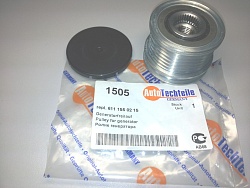 Шкив генератора AutoTechteile 1505  Mercedes A 6111550215  90A 115A 120A