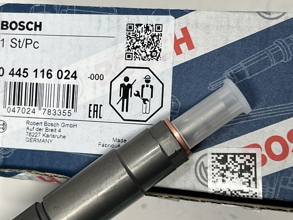 Форсунка BOSCH 0445116024 13537805428 BMW  NEW !!