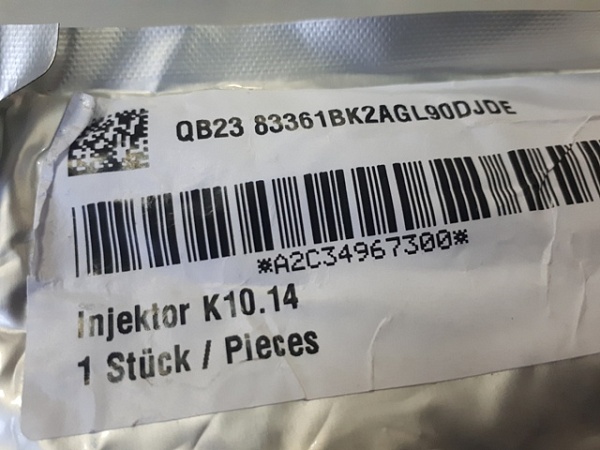 Форсунка SIEMENS VDO A2C59517051 2.2 TDCi (1746967) BK2Q9K546AG NEW 