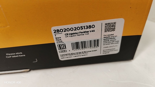 Форсунка SIEMENS GK2Q9K546AD 2802002051380 A2C9303500080 VDO