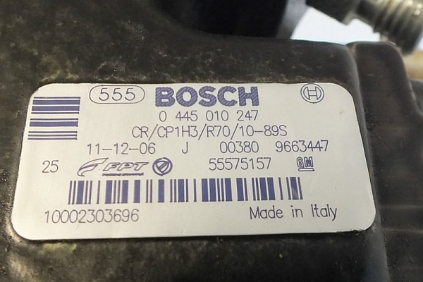 ТНВД BOSCH 0445010247 OPEL GM 55575157 CHEVROLET 