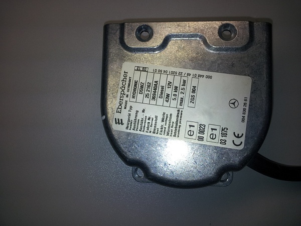 Блок управления отопителем Hydronic D5WZ  12В (Vito/T1N MB) 225201045001 369440AA