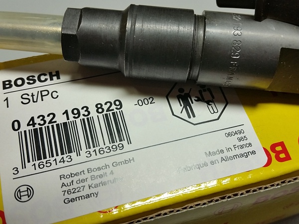 Форсунка BOSCH 0432193829 VW 028130201J Управляющая